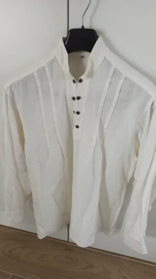Camisa fallera blanca talla M