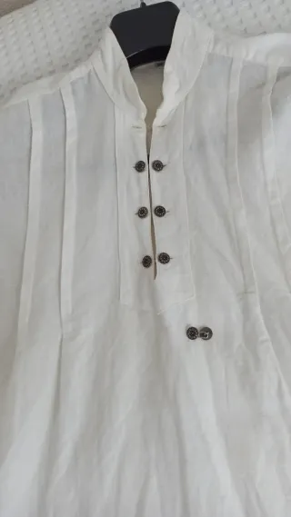 Camisa fallera blanca talla M