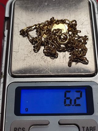 Cadena y Colgante Oro 18k