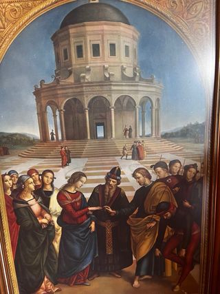 Cuadro El Matrimonio Místico de Santa Catalina