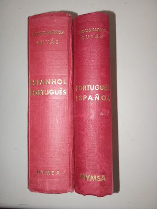 2x Diccionários: Portugués - Español - Portugués