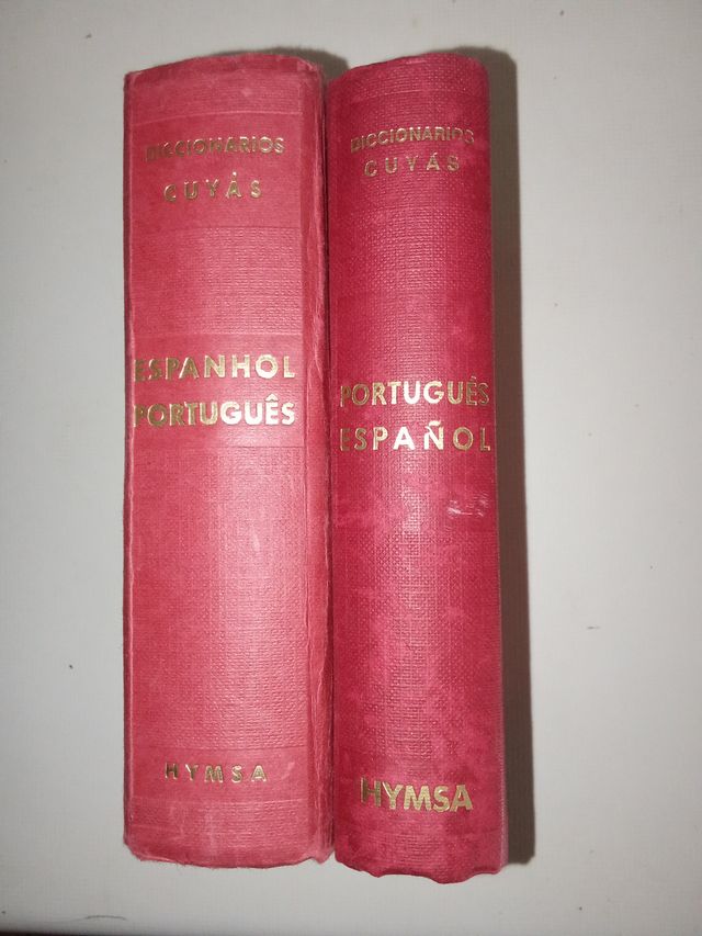 2x Diccionários: Portugués - Español - Portugués