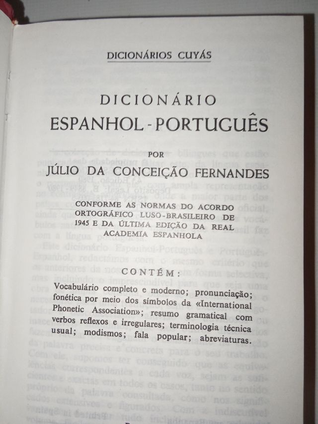 2x Diccionários: Portugués - Español - Portugués