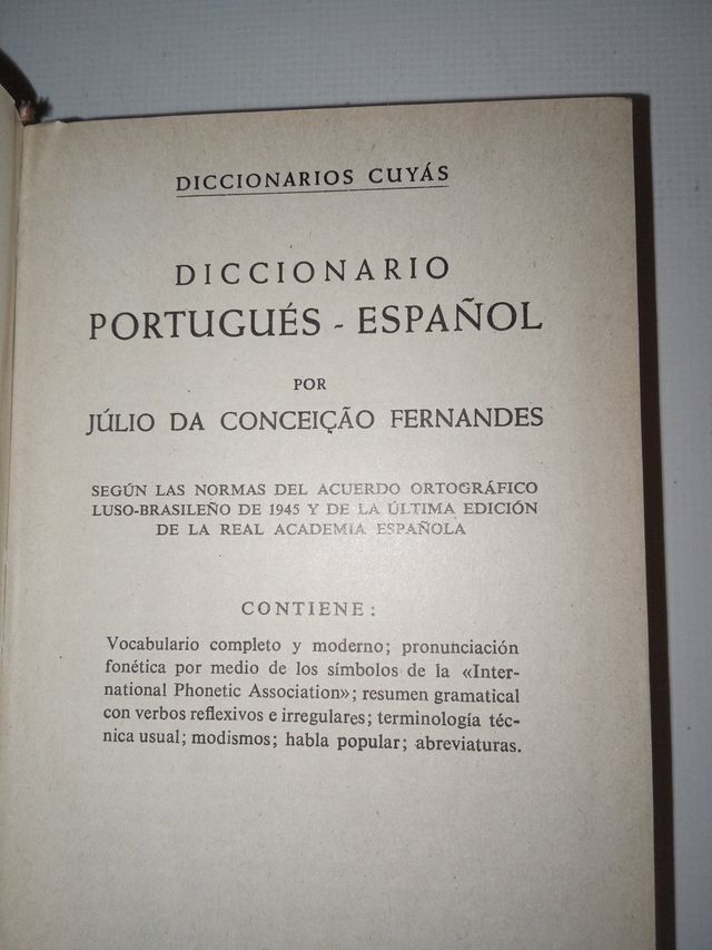 2x Diccionários: Portugués - Español - Portugués