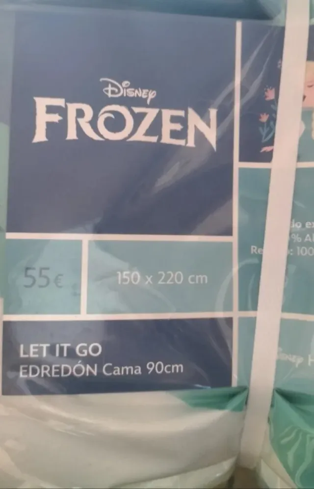 Edredón Frozen Let It Go Cama 90cm