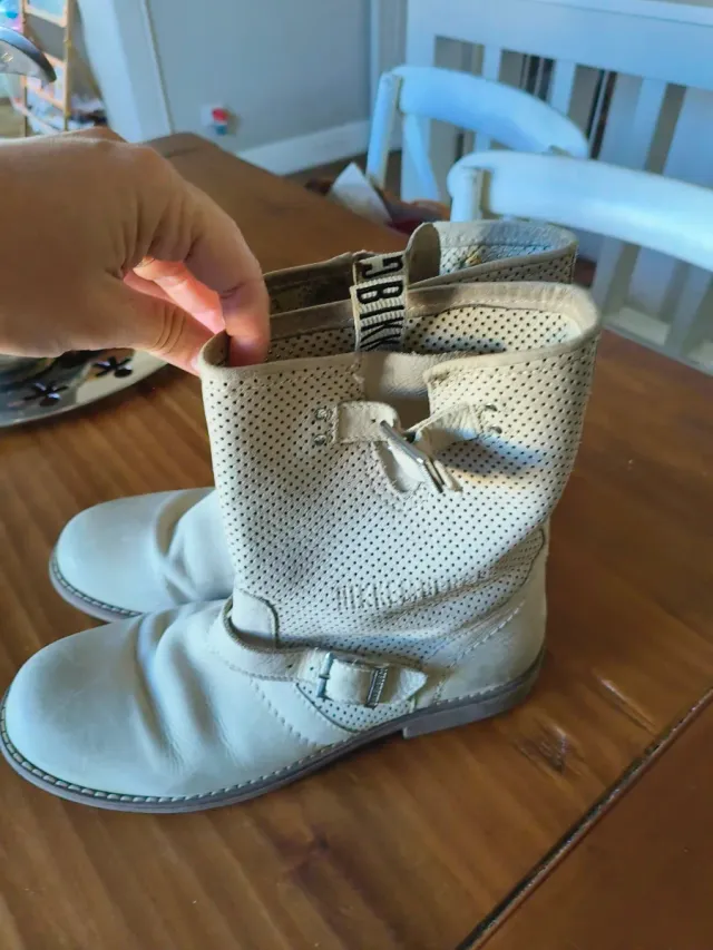 Stivaletti Bikkembergs Pelle Beige