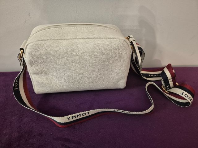 Bolso Tommy Hilfiger Blanco Correa Multicolor