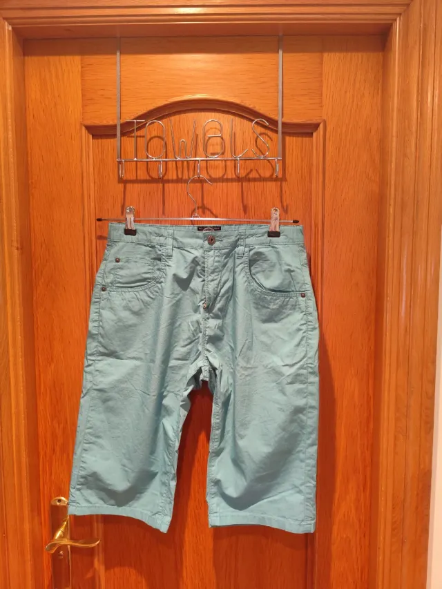 Bermudas azul verdoso talla 176cm