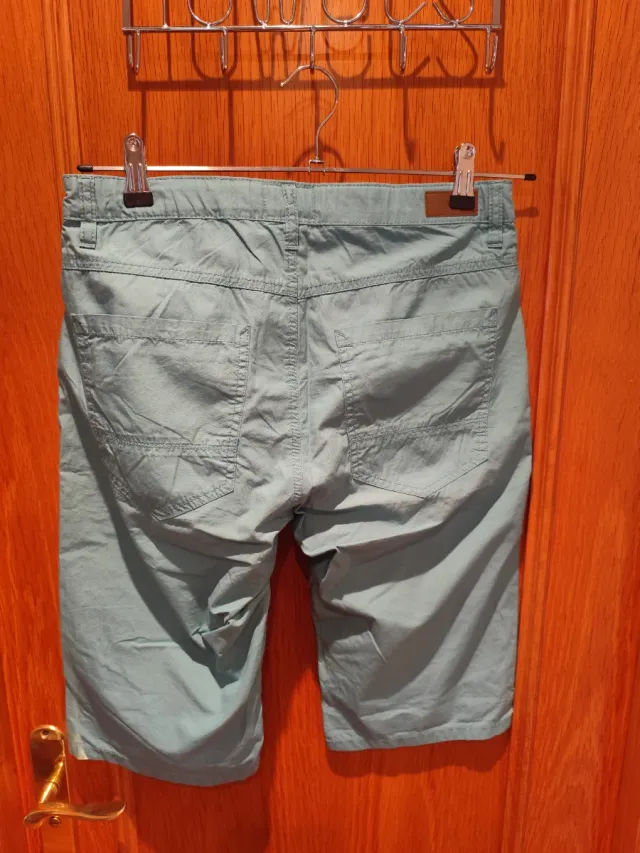 Bermudas azul verdoso talla 176cm