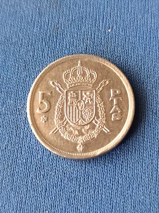 Moneda 5 Pesetas España Colección