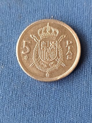 Moneda 5 Pesetas España Colección