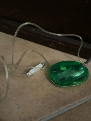 Lampada USB Verde Trasparente