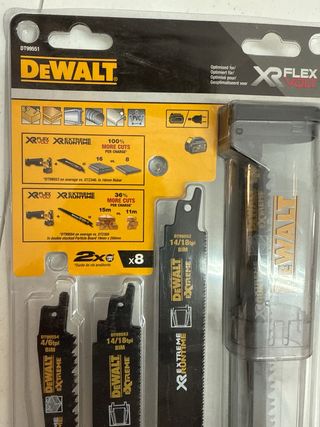 Juego 8 Hojas Sierra DEWALT XR FLEX
