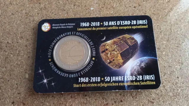 Bélgica 2 Euro Conmemorativas en coincard