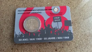 Bélgica 2 Euro Conmemorativas en coincard