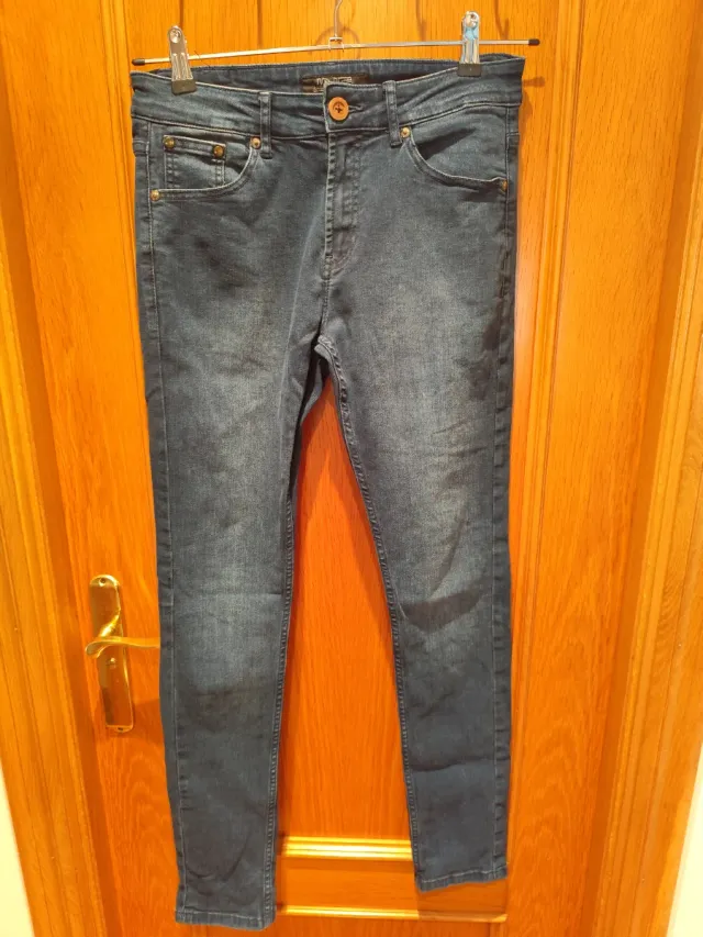 Vaqueros skinny azules talla 40/32"