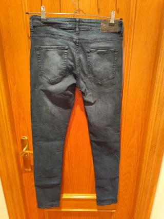 Vaqueros skinny azules talla 40/32"