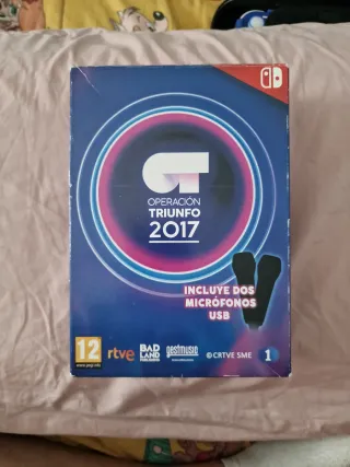 Operación Triunfo 2017 Nintendo Switch + 2 Micrófo