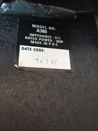 Altavoz Thomson Negro/Marrón