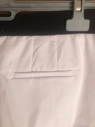 Pantalón señora talla S blanco