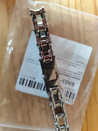 Pulsera Acero Cadena Hombre 22cm y 12mm de ancho 