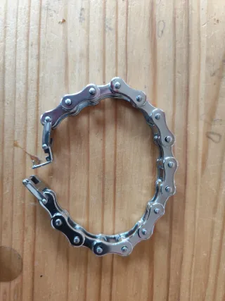 Pulsera Acero Cadena Hombre 22cm y 12mm de ancho 