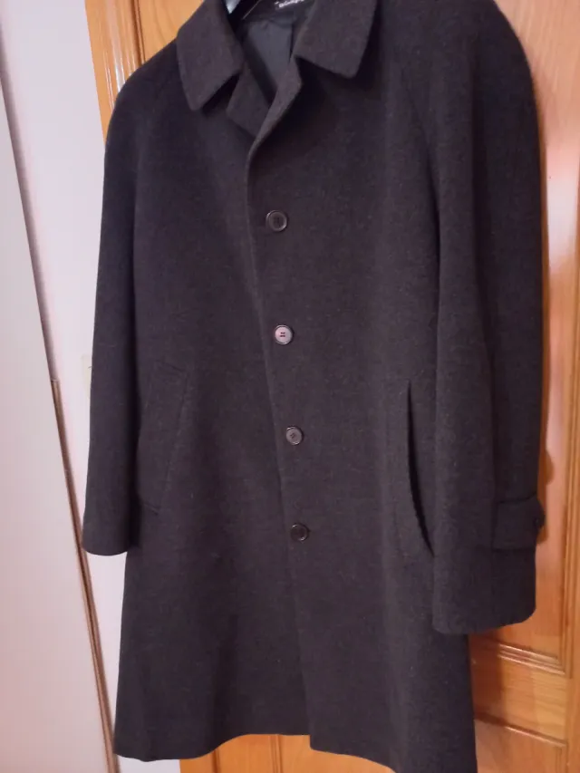 Abrigo de caballero gris DUSTIN