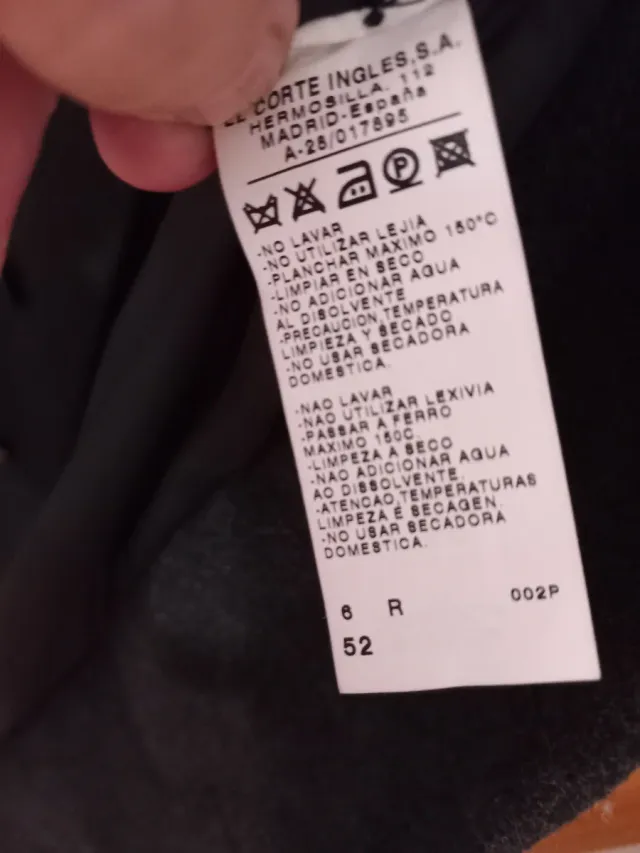 Abrigo de caballero gris DUSTIN