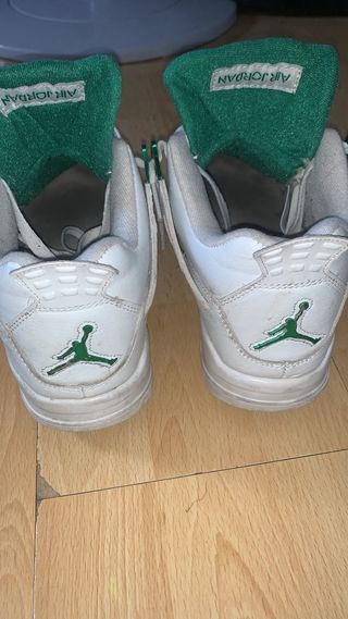 Jordan 4 Blancas y Verdes