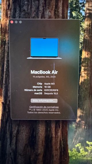MacBook Air 15 Gris Espacial!!