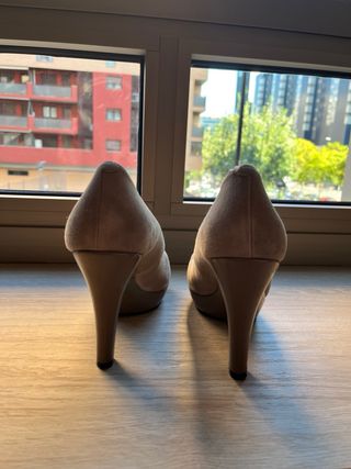 Zapatos de tacón Suite 009 beige ante
