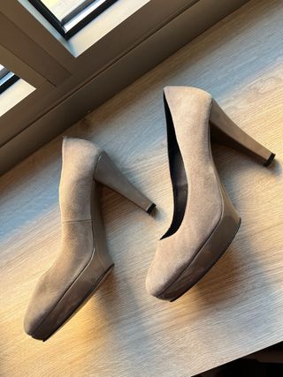 Zapatos de tacón Suite 009 beige ante