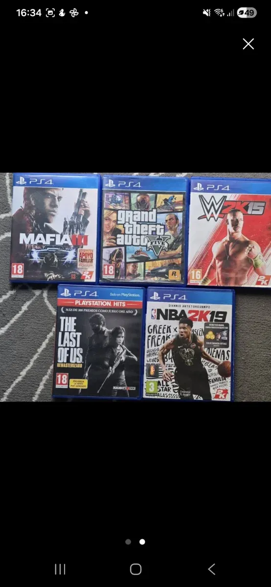 Consola Sony PlayStation 4 Negra