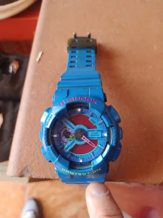 Reloj Casio G-Shock Azul y Rojo