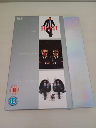 Colección 3 Películas DVD MIB 1-2 y Hitch