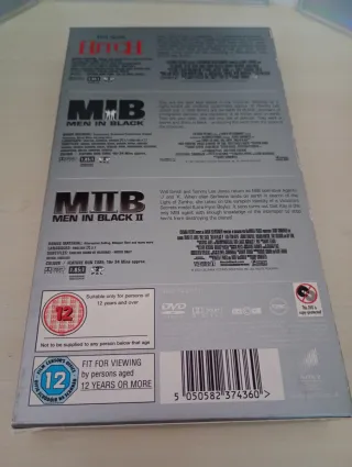 Colección 3 Películas DVD MIB 1-2 y Hitch