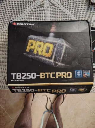 Placa Base Biostar TB250-BTC PRO tarjeta gráfica 