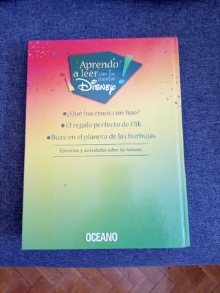 Aprendo a leer con los cuentos Disney.