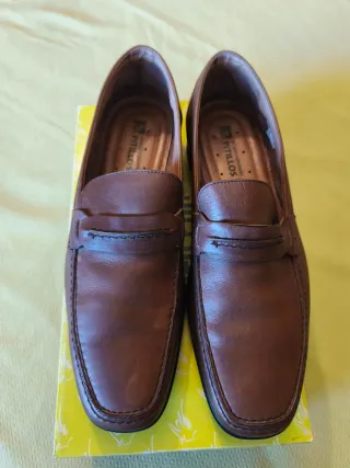 Zapatos Pitillos Marrones Hombre