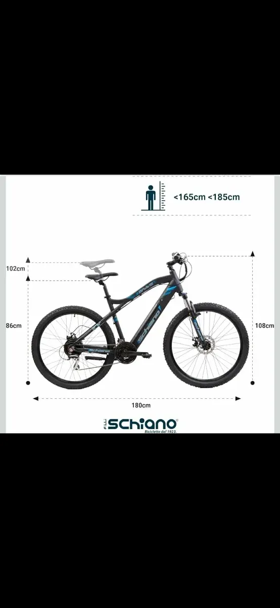 Bicicleta Eléctrica Schiano e-Braver