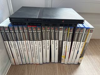 PlayStation 2 Slim Negra + 19 Juegos