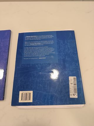 Libro francés Nouveau Rond Point A1 y A2.
