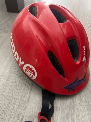 Casco infantil Kiddy One rojo