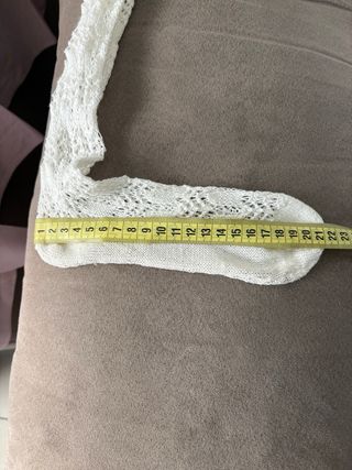 Medias caladas hilo perle blanco.Niña de 10-12años