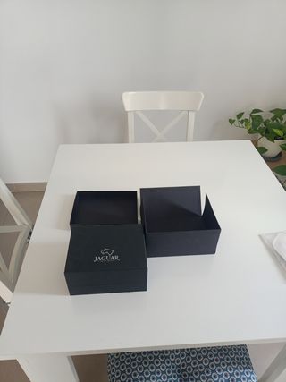 Caja Reloj Jaguar Negra. Solo caja.