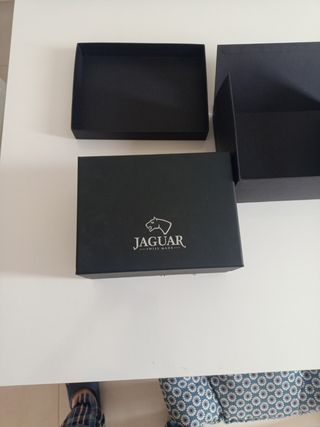Caja Reloj Jaguar Negra. Solo caja.