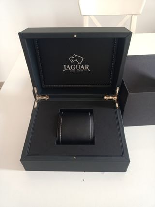 Caja Reloj Jaguar Negra. Solo caja.