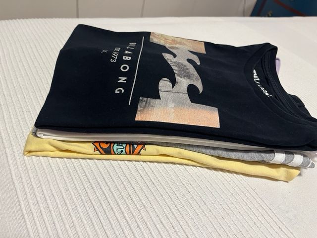 Pack 5 Camisetas Nike Adidas Quiksilver Billabong