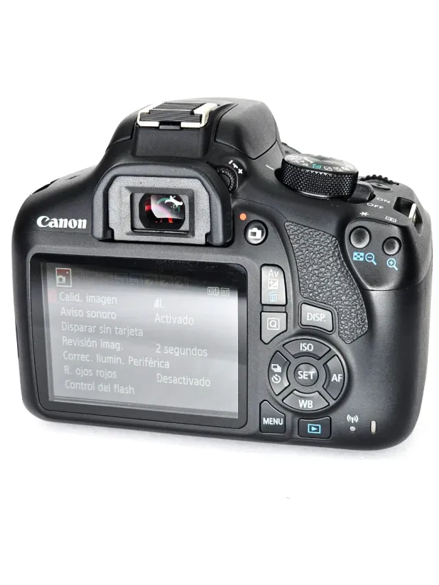 Cámara Reflex Canon EOS 1300D + 18-55mm IS II WIFI