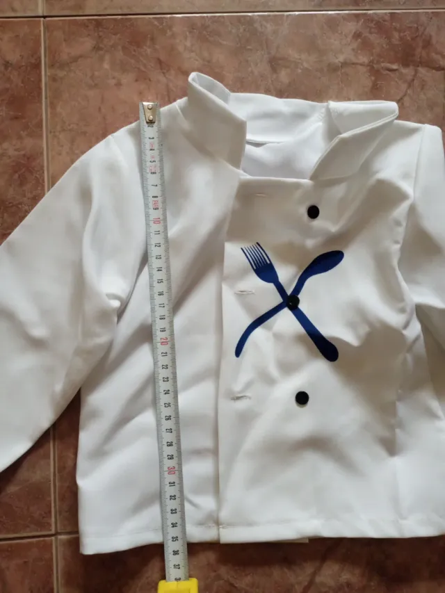 Disfraz Cocinero Infantil Blanco